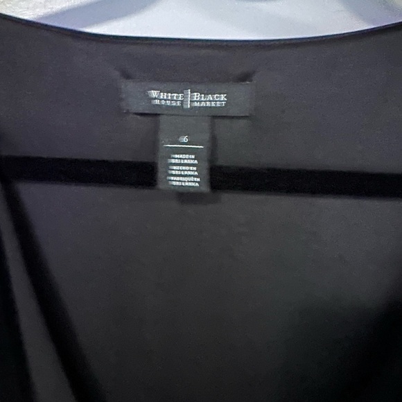 White House Black Market Sz 6 Jumpsuit Black Sleeveless Slinky Formal Wear - Picture 5 of 8